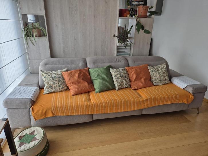 Elektrische relaxbank, als nieuw, ultracomfortabel, Huis en Inrichting, Zetels | Complete zithoeken, Zo goed als nieuw, Stof, Ophalen