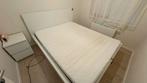 Ikea bed + matras + nachtkastjes, Huis en Inrichting, Ophalen, Gebruikt, Wit, Tweepersoons