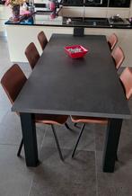 Eettafel met 6 stoelen, Huis en Inrichting, Tafels | Eettafels, Ophalen of Verzenden, Zo goed als nieuw
