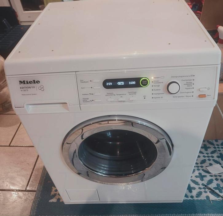 Miele 8KG 1600 toeren A+++ weinig gebruikt, Elektronische apparatuur, Wasmachines, Zo goed als nieuw, Kort programma, Ophalen of Verzenden
