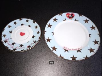 Disney: borden tassen kommen schort glazen 1-3€/stuk beschikbaar voor biedingen