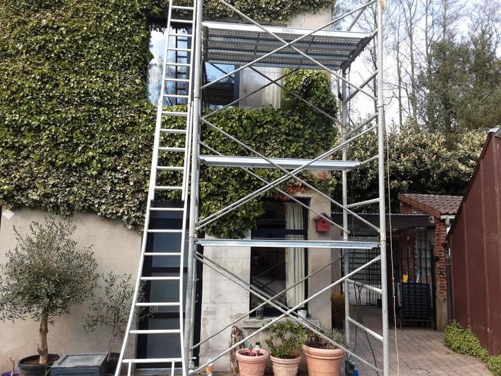 Stelling galvanische 'Coffral, Doe-het-zelf en Bouw, Steigers, Gebruikt, Ophalen