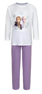 Disney Frozen Pyjama - Lila/ Wit - Maat 110/116 - 122/128, Kinderen en Baby's, Kinderkleding | Maat 122, Nacht- of Onderkleding