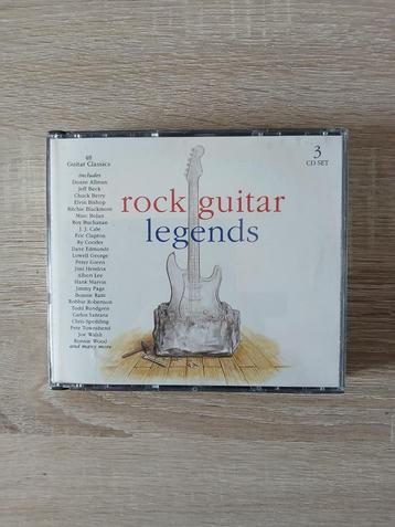 Rock Guitar Legends 3CD's + boekje, Verzenden, Gebruikt, Rock-'n-Roll