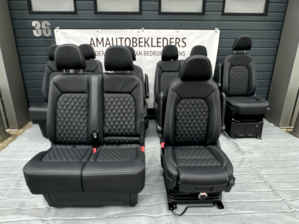 Stoel en bank voor VW Crafter MAN met zwart leder vanaf 2018, Auto-onderdelen, Interieur en Bekleding, Volkswagen, Ophalen