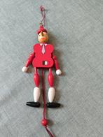 Houten trekpop Pinocchio, Ophalen of Verzenden, Zo goed als nieuw
