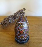 Vintage Pysanka ei, Oekraïne. Hout, handmade, Antiek en Kunst, Ophalen of Verzenden