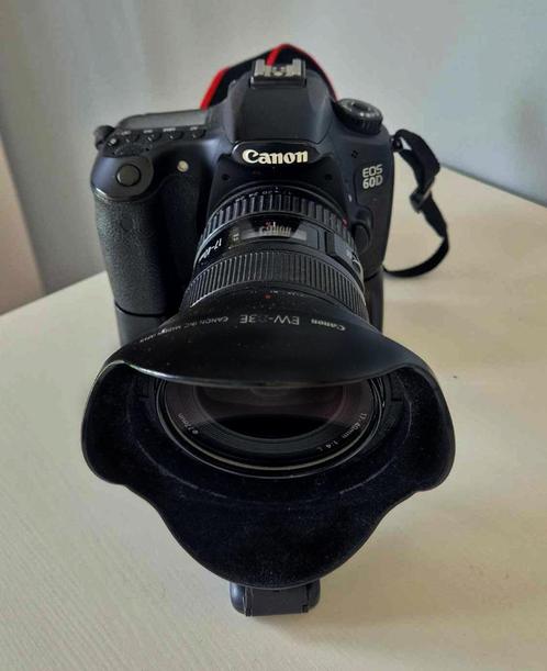 Boîtier reflex CANON Eos 60d + poignée grip, Audio, Tv en Foto, Fotocamera's Digitaal, Gebruikt, Spiegelreflex, Canon, Geen optische zoom