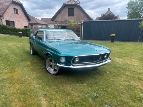 oldtimer Ford Mustang, Auto's, Oldtimers, Particulier, Ford, Benzine, Coupé, 2 deurs, Handgeschakeld, Groen, Overige kleuren, Overige bekleding