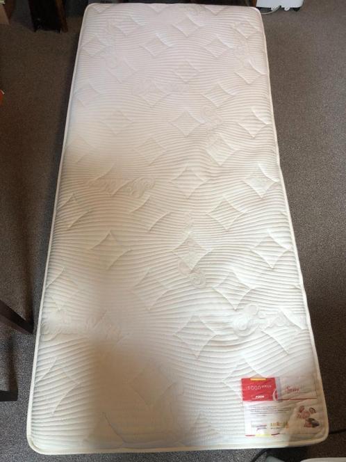 Matras pocketveren Swiss Sleep, Huis en Inrichting, Slaapkamer | Matrassen en Bedbodems, Gebruikt, Matras, 90 cm, 200 cm, Eenpersoons