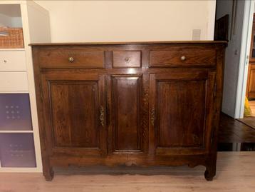 Antieke eiken dressoir 1850 met certificaat beschikbaar voor biedingen