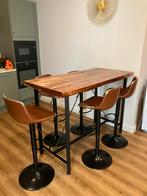 Table de bar avec chaises, Maison & Meubles, Dénudé, Enlèvement, Utilisé