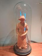 antieke ,glazen stolp op houten voet, Huis en Inrichting, Woonaccessoires | Stolpen, Ophalen, Zo goed als nieuw