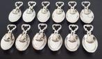 12 verzilverde presentatielepels, Ophalen of Verzenden, Zilver