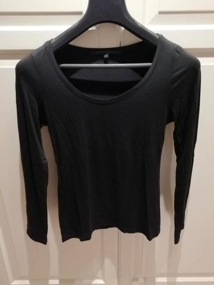 Geklede T-shirt dames, NIEUW, la Fée Maraboutée, Kleding | Dames, T-shirts, Nieuw, Maat 38/40 (M), Zwart, Lange mouw, Ophalen of Verzenden