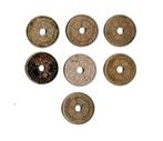 Lot 7 munten / Belgisch Congo / 5 Centieme / 1908 - 1925, Postzegels en Munten, Verzenden, Losse munt