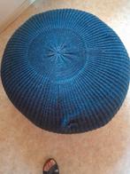 Poef met overtrek jeanskleur, Huis en Inrichting, Ophalen, Gebruikt