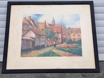 lithographie signe jef clerens beschikbaar voor biedingen