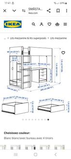 Lit mezzanine, Huis en Inrichting, Slaapkamer | Stapelbedden en Hoogslapers, Ophalen of Verzenden, Hoogslaper