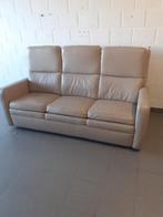 Driezit in leder, Huis en Inrichting, Zetels | Zetels, Ophalen