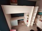 Ikea Smastad hoogslaper met bureau, Ophalen, Gebruikt, Eenpersoons, 200 cm