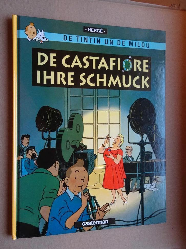 BD Tintin - Les Bijoux de la Castafiore (in het Elzasser), Verzamelen, Stripfiguren, Zo goed als nieuw, Boek of Spel, Kuifje, Ophalen of Verzenden