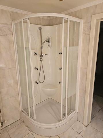 Salle de bain complète avec douche, jacuzzi, toilettes, doub, Enlèvement, Comme neuf, Avec douche