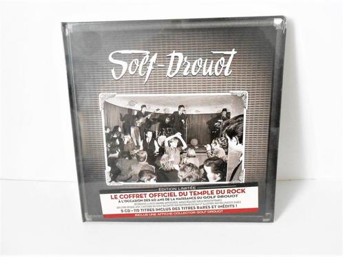 Golf-Drouot Le Temple Du Rock, 5 cd, édition limitée, rare, CD & DVD, CD | Rock, Neuf, dans son emballage, Envoi