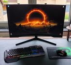 Gaming pc set met curved monitor, Comme neuf, Enlèvement ou Envoi