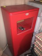 Malika houten design kastje rood met venster, Huis en Inrichting, Kasten | Kleerkasten, Ophalen