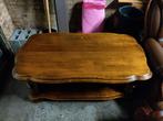 LEDEREN SALON/ SALONTAFEL, Ophalen, Gebruikt, Hout, RUSTIEK