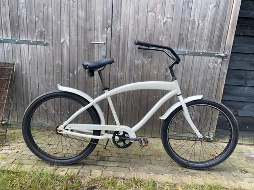 Nirve Beach Cruiser maat 47, Fietsen en Brommers, Fietsen | Cruisers en Lowriders, Gebruikt, Cruiser, Staal, 47 tot 51 cm, Ophalen