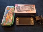 Nintendo Switch Lite, Games en Spelcomputers, Spelcomputers | Nintendo Switch Lite, Ophalen, Grijs, Zo goed als nieuw, Met beschermhoes of tas