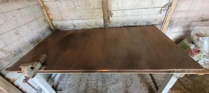 Établi d'atelier métallique robuste table à souder, Bricolage & Construction, Établis, Utilisé, Enlèvement