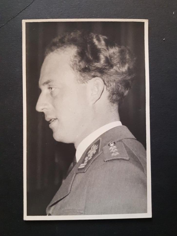 Fotokaart Koningshuis België Koning Leopold III Royal, Verzamelen, Koningshuis en Royalty, Gebruikt, Ophalen of Verzenden