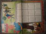 Calendrier hebdomadaire Tintin 1954 Hergé, Envoi, Tintin, Utilisé, Image, Affiche ou Autocollant