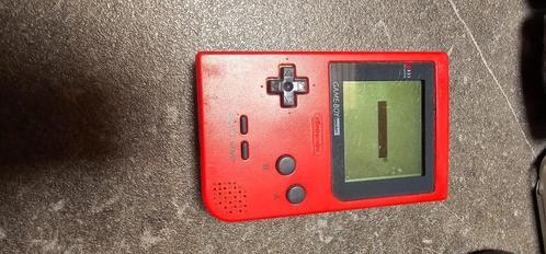 Gameboy pocket rouge, Games en Spelcomputers, Games | Nintendo Game Boy, Gebruikt, Ophalen of Verzenden
