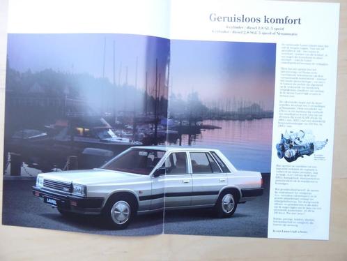 Brochure NISSAN Laurel, Nederlands, 1986, Livres, Autos | Brochures & Magazines, Nissan, Envoi