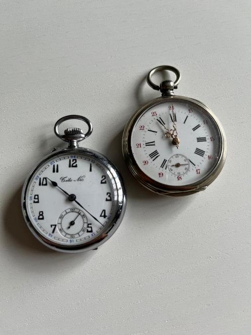 ANCIENNE MONTRE GOUSSET En Argent Et Cuivrée Ne Fonctionne Pas - EUR 19