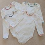 Lot de 4 bodies blancs manches longues - T86 (2ans) - Hema, Ophalen, Nacht- of Onderkleding, Jongetje of Meisje, Zo goed als nieuw