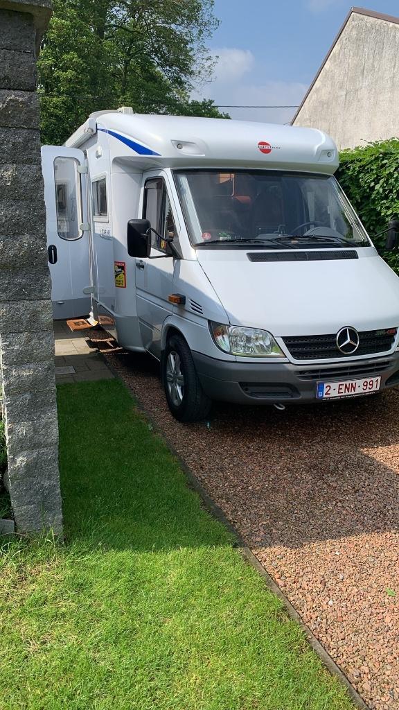 Bürstner Star 695 full option - Mercedes - nieuwe foto's, Caravans en Kamperen, Mobilhomes, Particulier, tot en met 4, Half-integraal