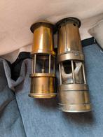 Lampes de mineur décoratives endommagées., Antiquités & Art, Enlèvement ou Envoi