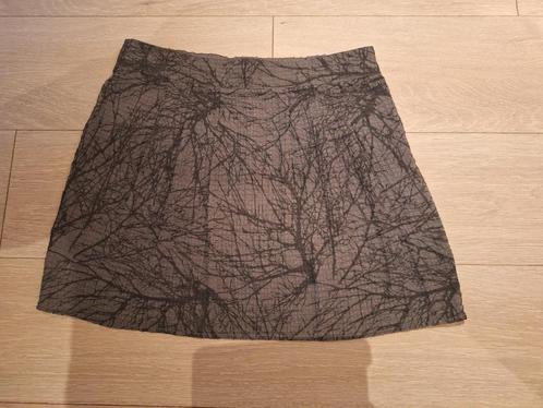 Zomerrokje, merk Esprit, maat 36, grijs met lijnenpatroon, Kleding | Dames, Rokken, Zo goed als nieuw, Maat 36 (S), Grijs, Knielengte