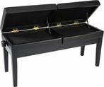 Dubbele pianobank, Muziek en Instrumenten, Ophalen, Zo goed als nieuw, Zwart, Piano