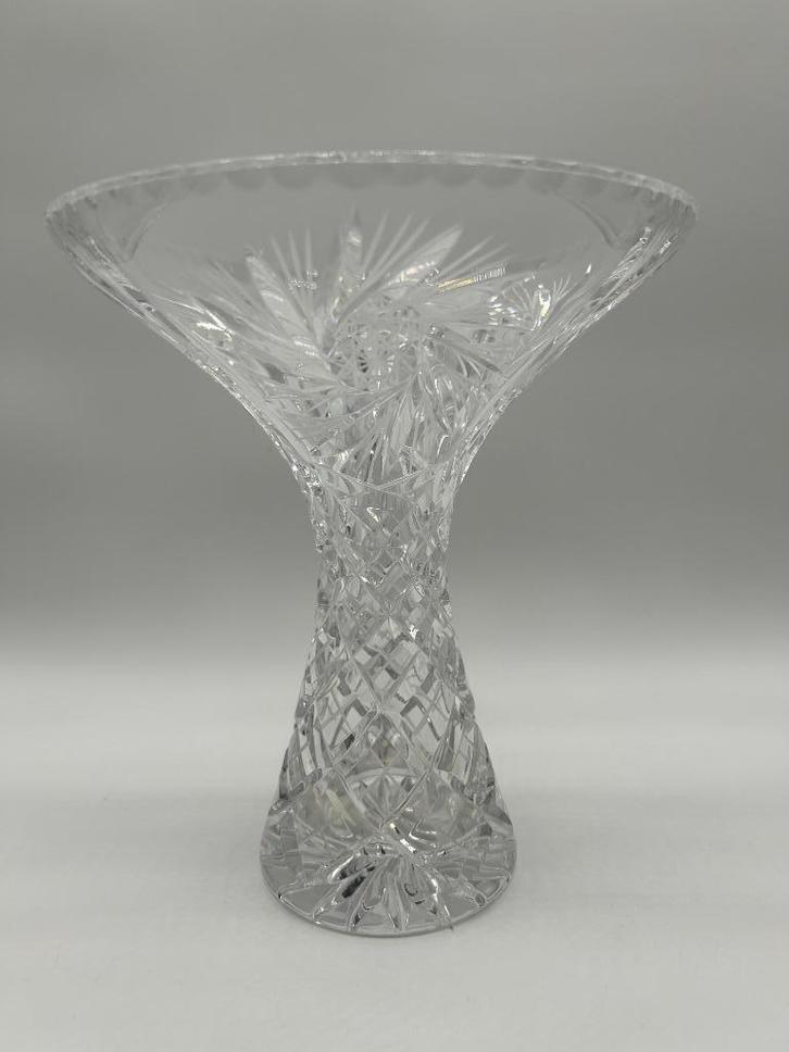 Boheemse kristallen vaas, Antiek en Kunst, Antiek | Glaswerk en Kristal, Ophalen of Verzenden