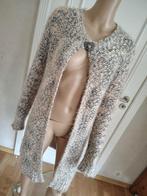 lange gebreide vest met siergesp, Kleding | Dames, Verzenden