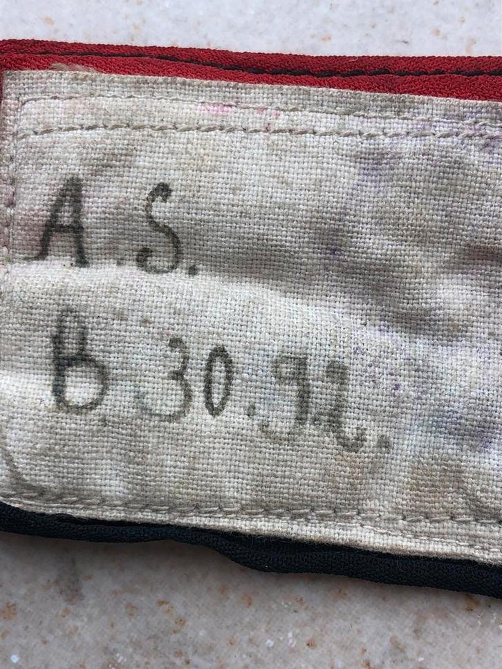Armband verzet 1944 MANAGE aug september, Verzamelen, Militaria | Tweede Wereldoorlog, Embleem of Badge, Ophalen of Verzenden