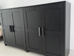 Meuble de rangement noir –  bon état (x3 disponibles), Moins de 100 cm, Enlèvement, Utilisé, 50 à 100 cm