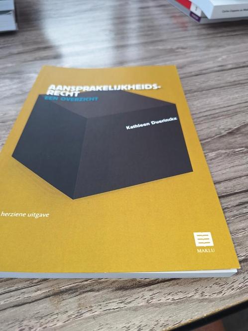 Kathleen Duerinckx - Aansprakelijkheidsrecht – een overzicht, Boeken, Wetenschap, Zo goed als nieuw, Ophalen of Verzenden