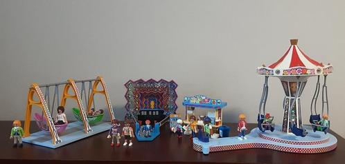 Playmobil grote kermis - met werkende vliegmolen, Kinderen en Baby's, Speelgoed | Playmobil, Zo goed als nieuw, Complete set, Verzenden